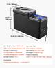 VEVOR Center Console Storage Box Between Seat with 7-Color Ambient Lights, USB/Type-C/Cigarette Lighter Charging