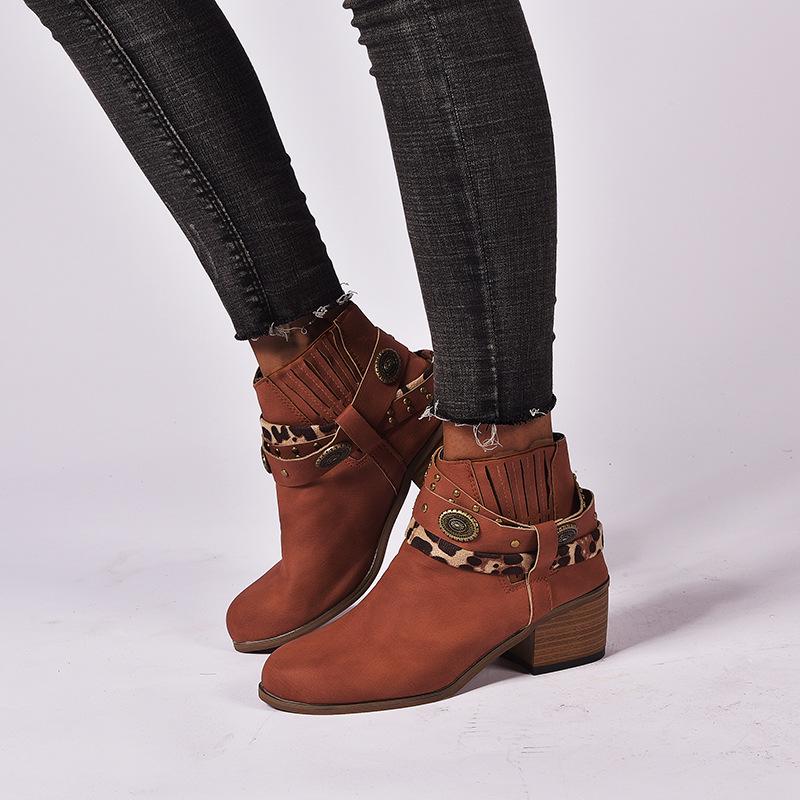 2021 Frühling & Herbst Damen Übergröße Schnallenmode Schuhe