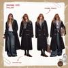 unifree Faux Two-Piece Wool Coat with Knitted Hood