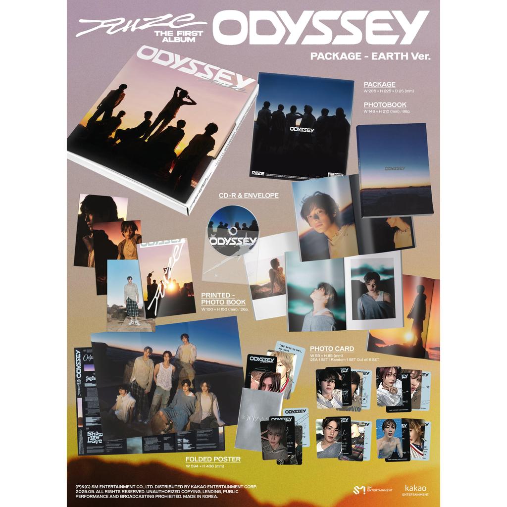 RIIZE The 1st Album [ODYSSEY] PACKAGE Ver.