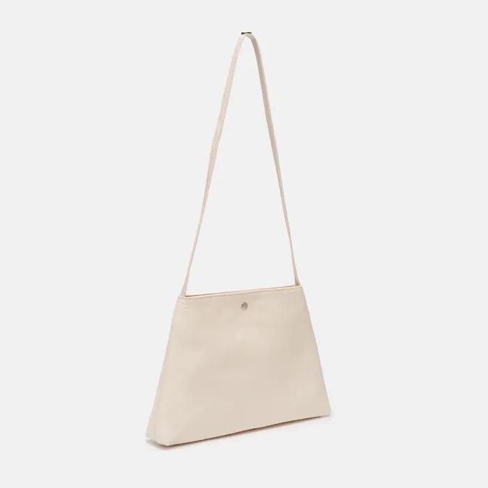 Minimal Square Bag, Pure Linen