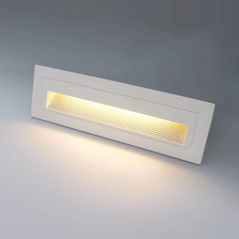LED IP65 Waterproof Stairs Step Light Outdoor Wall Lamp Corner Garden Street Footlight  Recessed for Porch Yard Balcony 220V