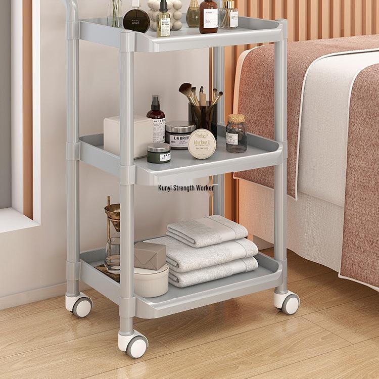 Wózek do salonu piękności: Dwupoziomowy wózek narzędziowy do przedłużania rzęs i artykułów do tatuażu