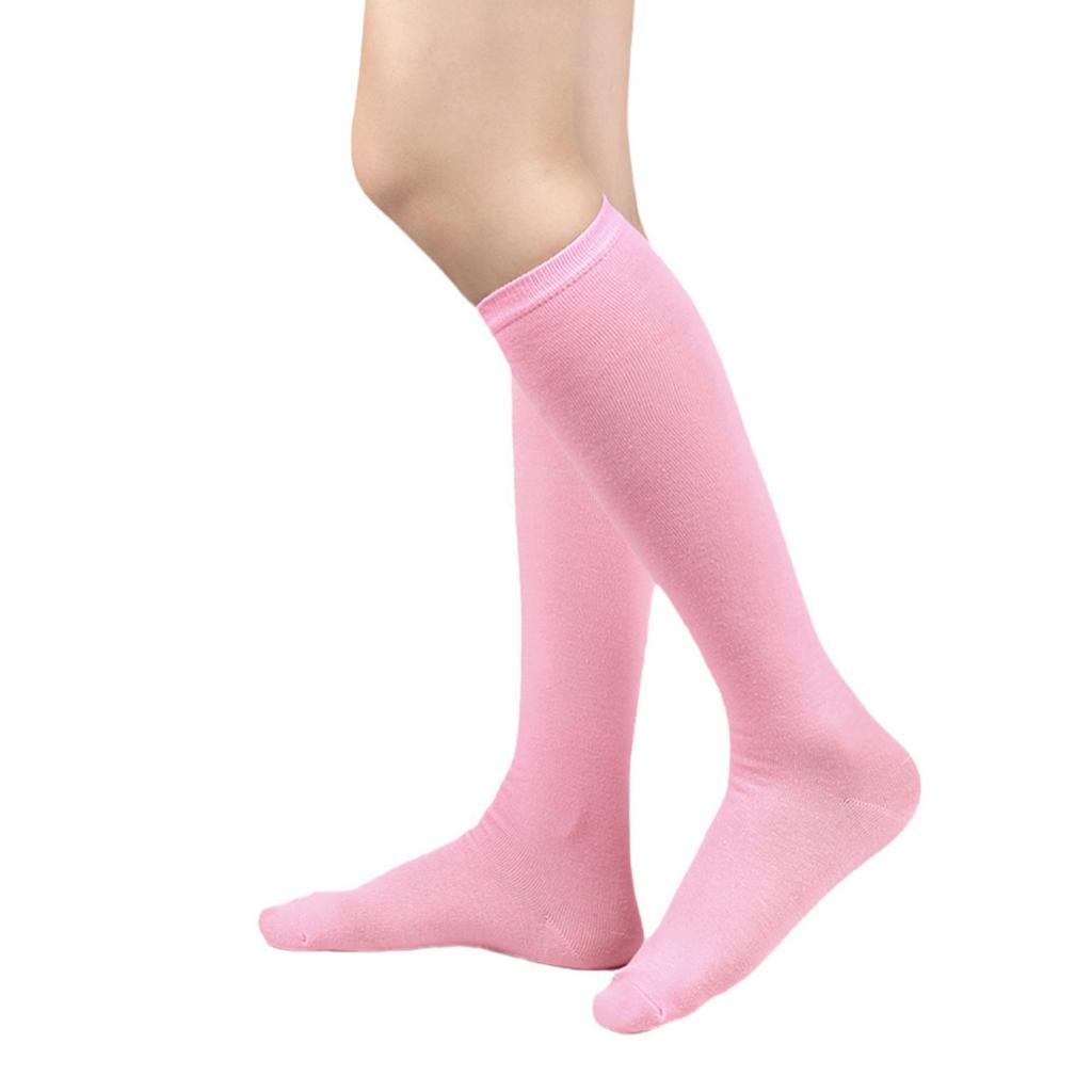 Women's Solid Color Calf-high And Knee-high Socks