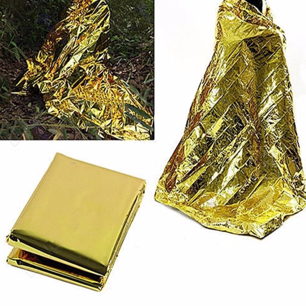 1 5pcs Notfall Thermische Uberleben Decke Wasserdichte Folie Rettung Erste Hilfe Matte Wiederverwendbar 140x210cm Gunstig Im Onlineshop Von Joom Kaufen