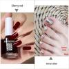 Cherry Champagne Bling Nail Polish - Non-Toxic, Quick-Dry, Long-Lasting, Non-Fading Formula for Fingernails and Toenails.