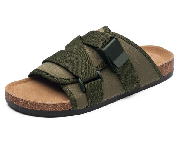 

Мужские гладиаторские парусиновые тапочки, мягкие, удобные, нескользящие, высококачественные пляжные сандалии, мужская летняя повседневная обувь на плоской подошве, большой размер 46