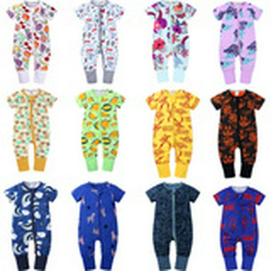 Korean Style Sleeveless Bamboo Infant Romper - Solid Color Summer Baby Onesie