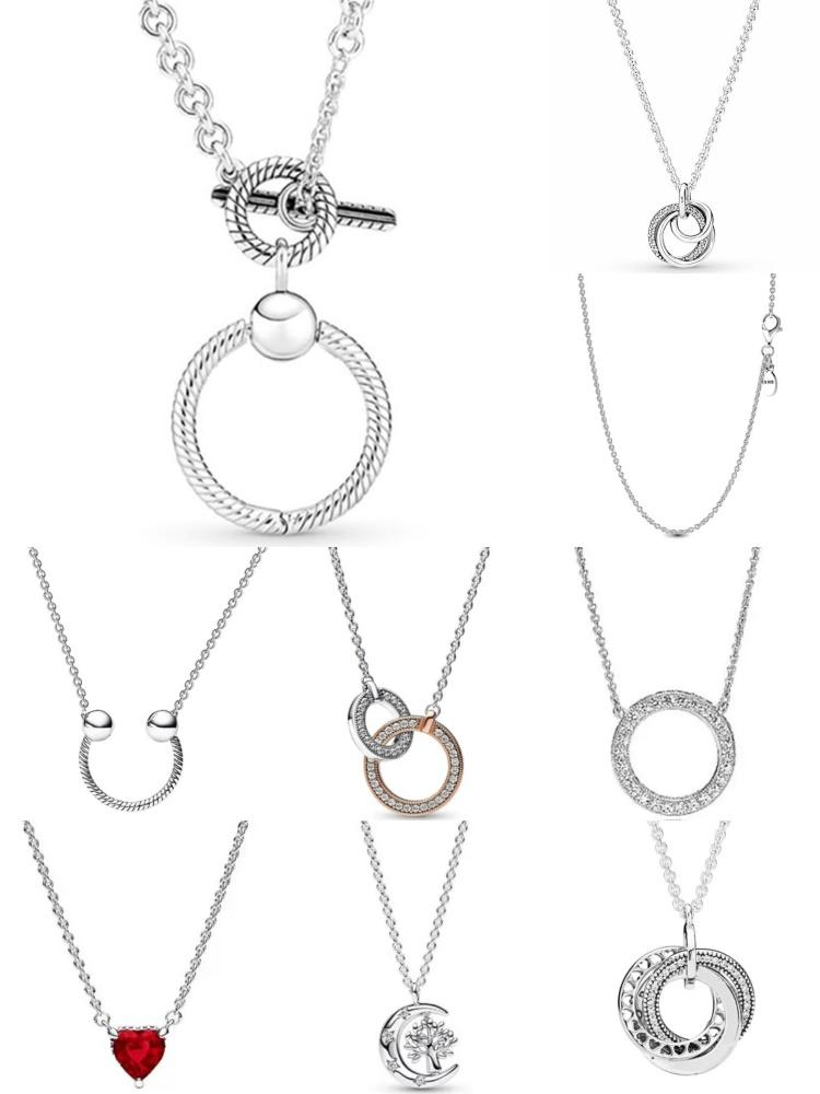 Κολιέ Καρδιά από Ασήμι 925 Κόκκινο Κρεμαστό Καρδιά Μοντέρνο Κόσμημα Δώρο Για Ευρωπαίες Γυναίκες