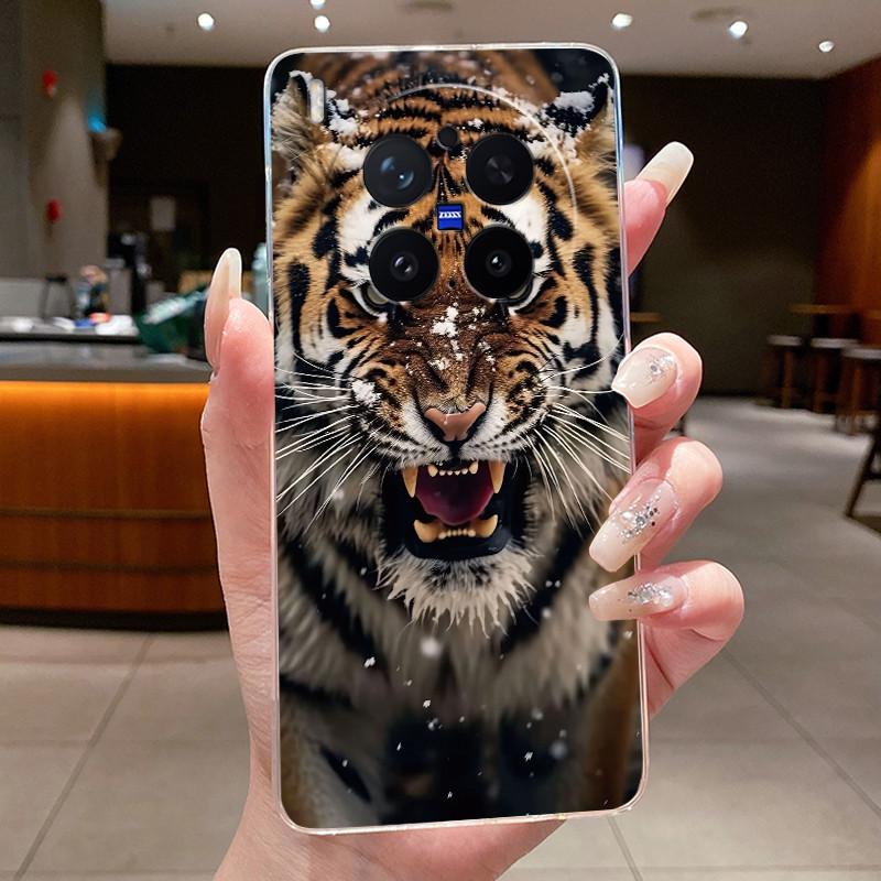 Trendy Fashion Erupting Volcano Pattern Phone Case For Vivo X300 Pro Clear TPU Soft Cover Anti-scratch Couple Protective Shell