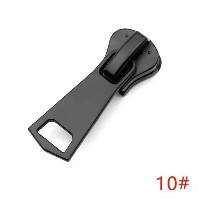 5/10Pcs 3# 5# 8# 10# 15# Zipper Sliders for Resin Zips Tape Replaceable Zippers Head Puller Jacket Coats Zip Repair Sewing Craft