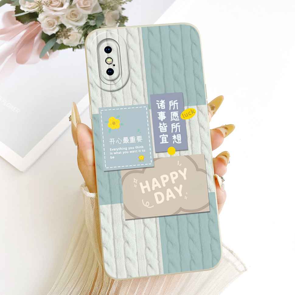 For IPhone XS Max Case Candy Art Rabbit Painted Coque Soft Phone Case For IPhone XSMax XS Max A1921 A2101 A2102 Back Cover