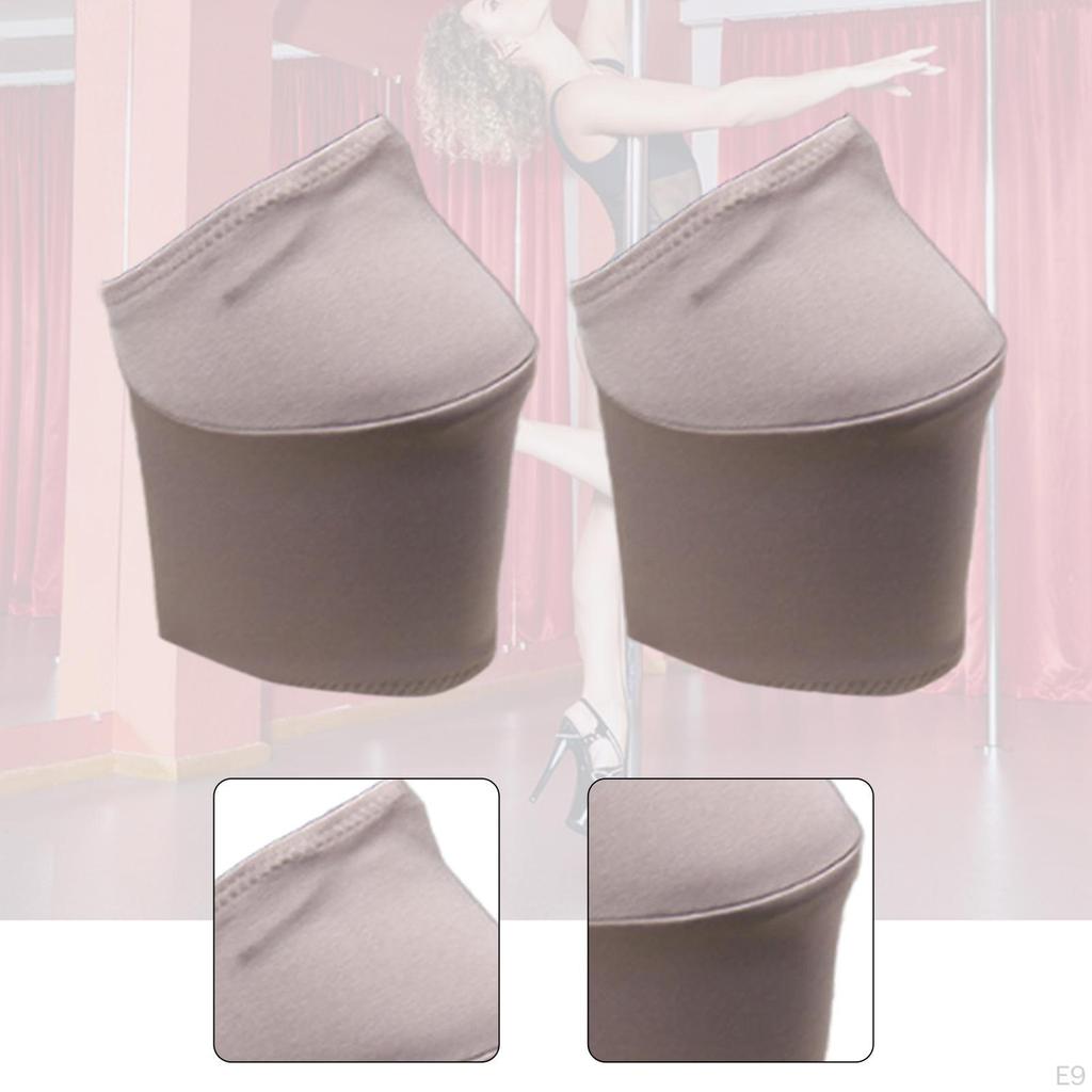2 Pieces Pole Dance Shoe Protectors Clothing Accessories Easy Installation Professional Covers for