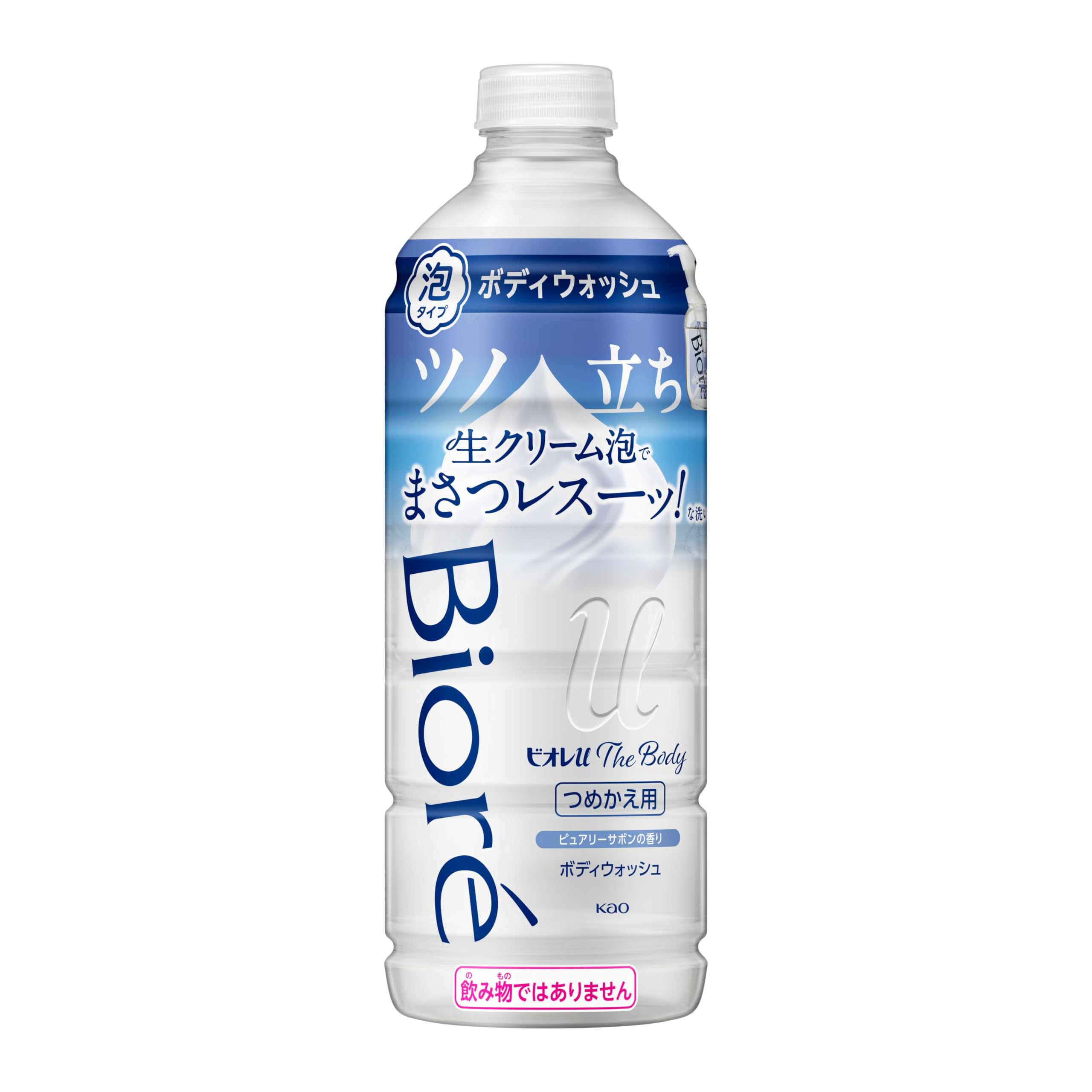 Biore u The Body Foaming Toilet, Purely Soap Scent, Refill, 440ml
