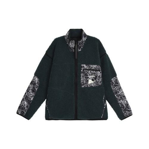 adidas TERREX x and wander Collaboration Sherpa Fleece Jacket for Women, Green XL зелёный