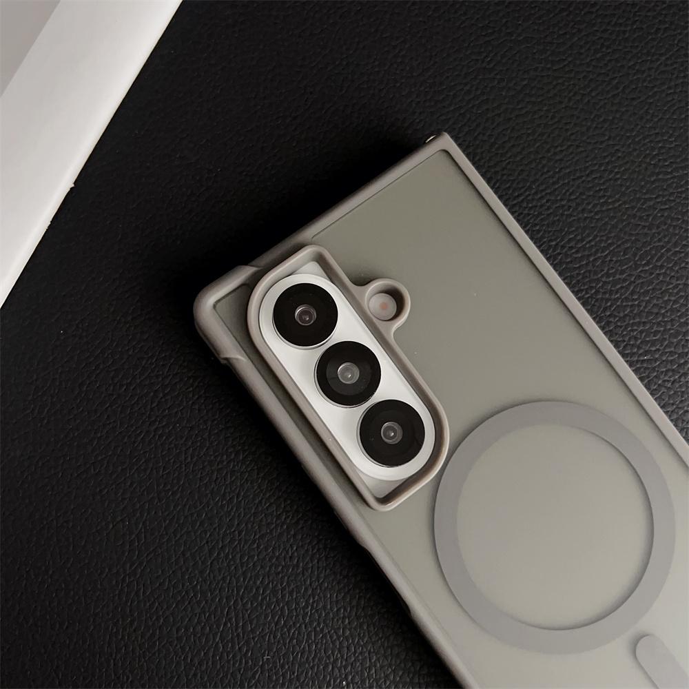 For Samsung Galaxy Z Fold7 5G Magnetic Case Shockproof Matte PC+TPU Phone Cover