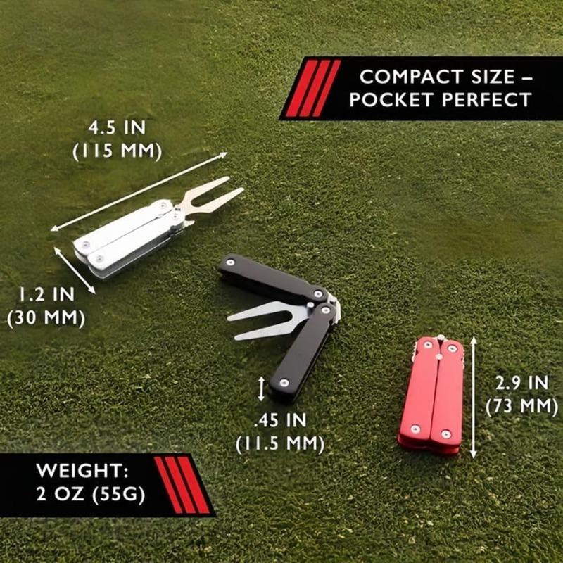 Xiaomi Foldable Butterfly Golf Divot Tool Alloy Forks with Bottle Opener Metal Golf Course Essential Portable Durable Lightweight Gift