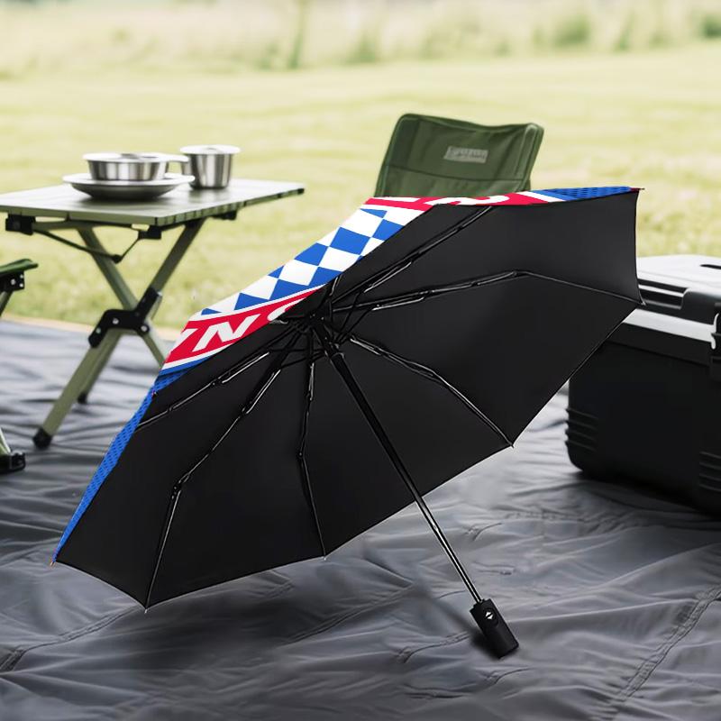 1PC FC Bayern München Printed Umbrella Folding Umbrella, Automatic Umbrella 8-Frame for Travel, Camping Fan Gifts Christmas Gifts
