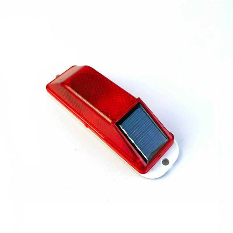 

Brangdy Solar Powered Guardrail Warning Strobe Light