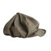 Dark Beret Cabbie Hat Oversized Painter Hat Beret Baker Boy Hat for Street Strolling Dark Fashion Hat Props
