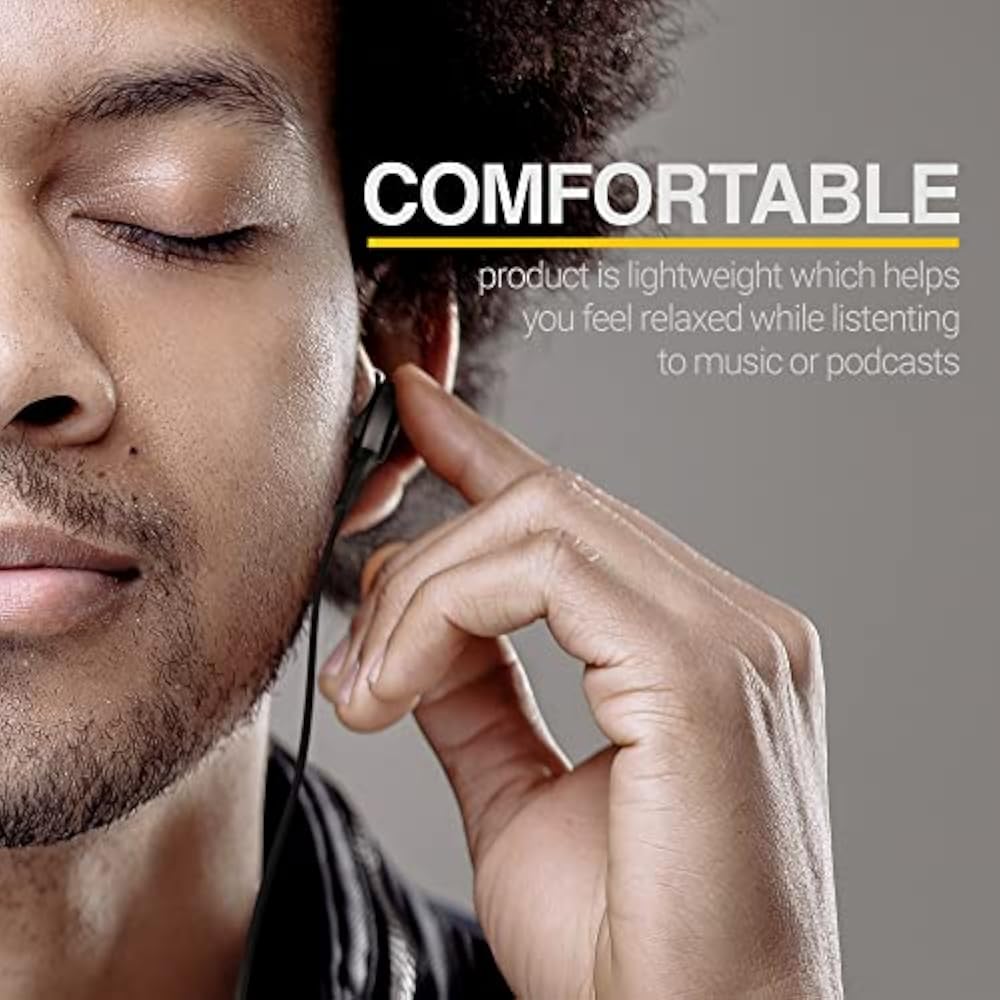 ElloGear OEM Earphones Stereo Headphones for Samsung Galaxy S10 S10e Plus A31 A71 Cable - AKG Des...