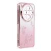 KADEM For vivo X300 5G Case Flower Pattern TPU Gradient Phone Cover with Lanyards
