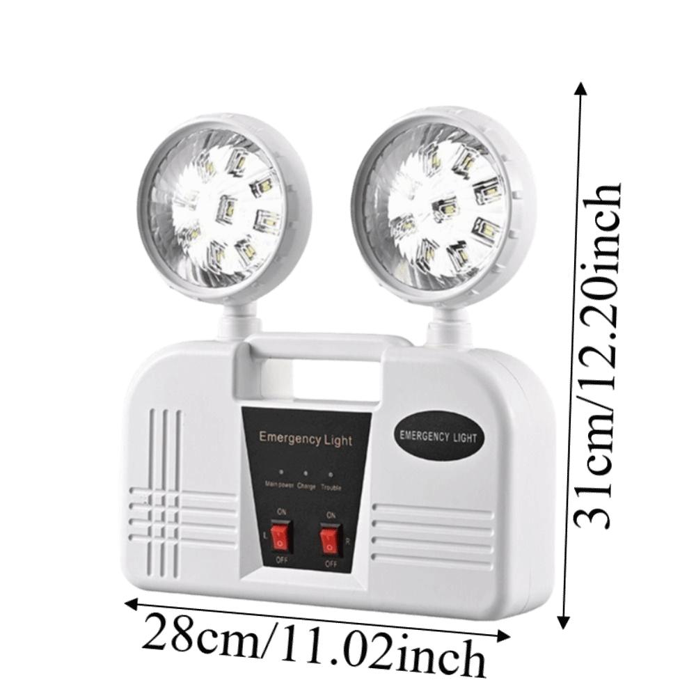 LED Double Head Emergency Exit Light IP30 Emergency LED Emergency Evacuation Lamp Double Head Wall Lamp