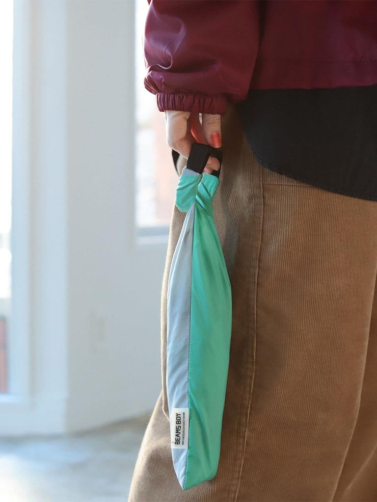 Beams Boy Women's Two-Tone Lightweight Folding Umbrella, Turquoise Free, 13660016780