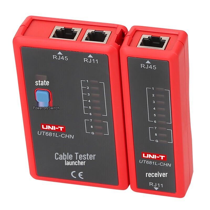 UNI-T UT681L RJ45/RJ11 Kabeltester und Drahtverfolger (CN-Version)