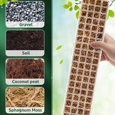 2/4/6Pcs New Plant Climbing Moss Poles Plastic Adjustable Height Plants Growing Support Stand Indoor Plant Stake Growing Pole