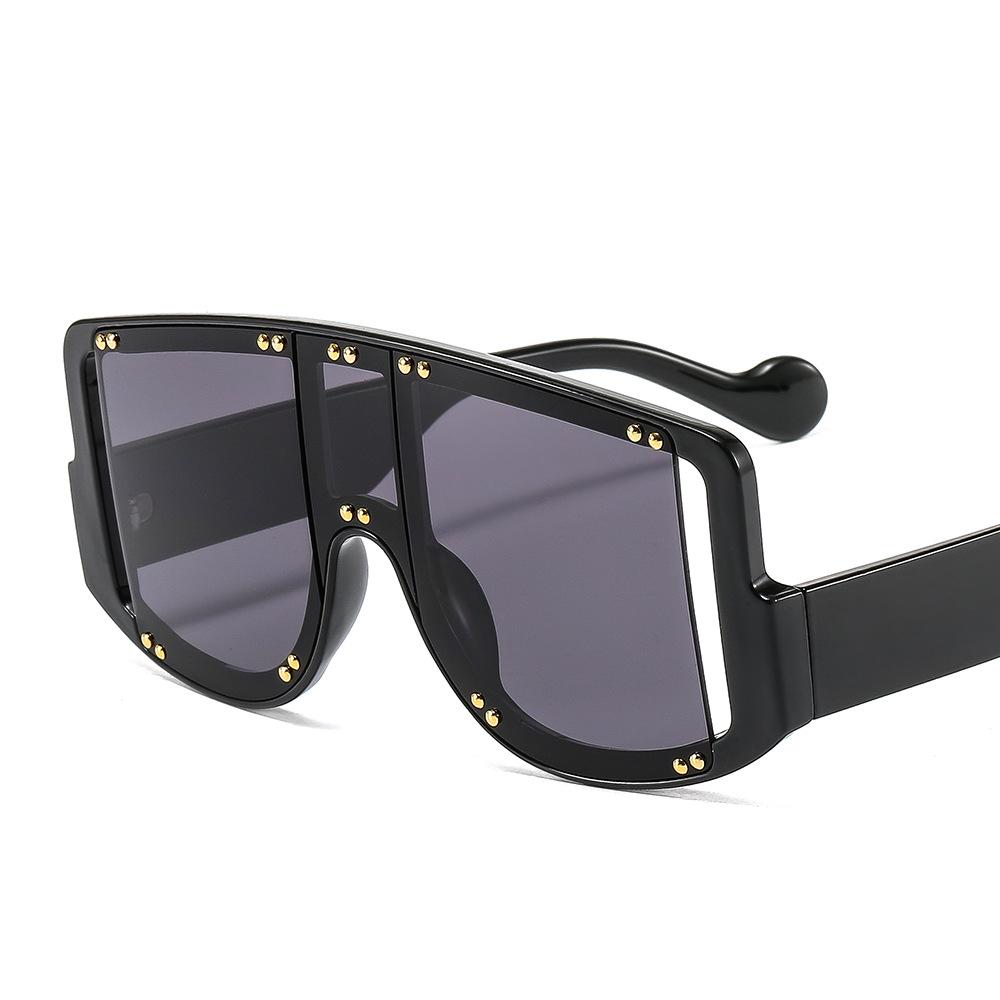 HongKang Luxury UV400 New Trendy Women Oversized Brand Sunglasses 2024Oversized Square Sunglasses Women