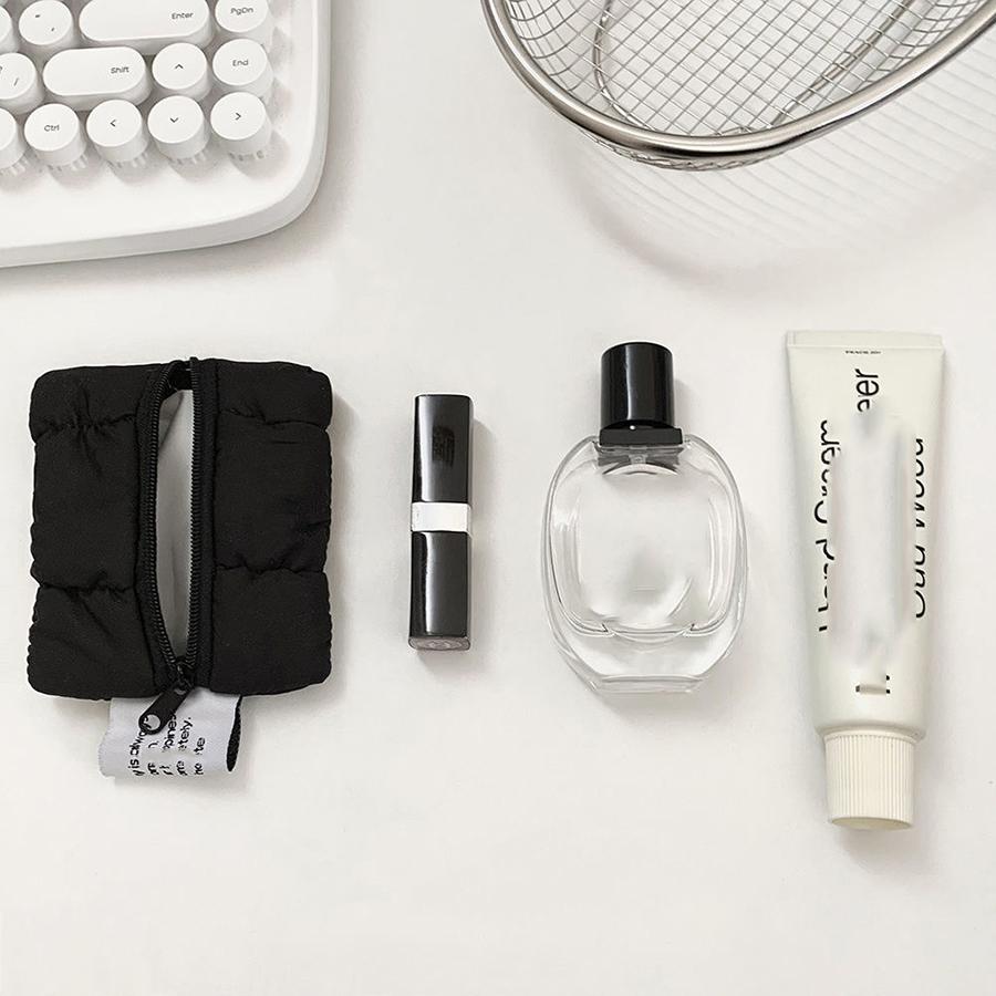 Portafoglio da Donna INS Carino Mini Piccolo Portafoglio Multifunzionale Borsa per Rossetto e Trucco Portamonete Nuvola Bianca Borsa Portatile Custodia per Chiavi