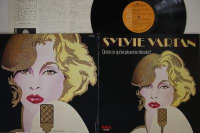 LP Record SYLVIE VARTAN  Questce Qui Fait Pleurer Les Blon RVP6086 RCA 1976 Japan Pop Used