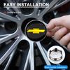 4Pcs Car Wheel Hub Cover Rim Center Cap Decorative Accessories For Chevrolet Silverado Impala Malibu Cruze Camaro Blazer Spark