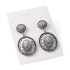 New Retro Earrings Bohemian National Style Turquoise Earrings Earrings