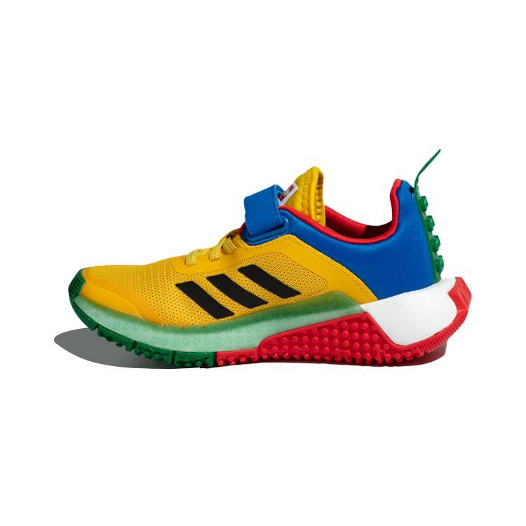 

Adidas LEGO x Sport J Equipment Желтые детские кроссовки Core-черный красный FY8440