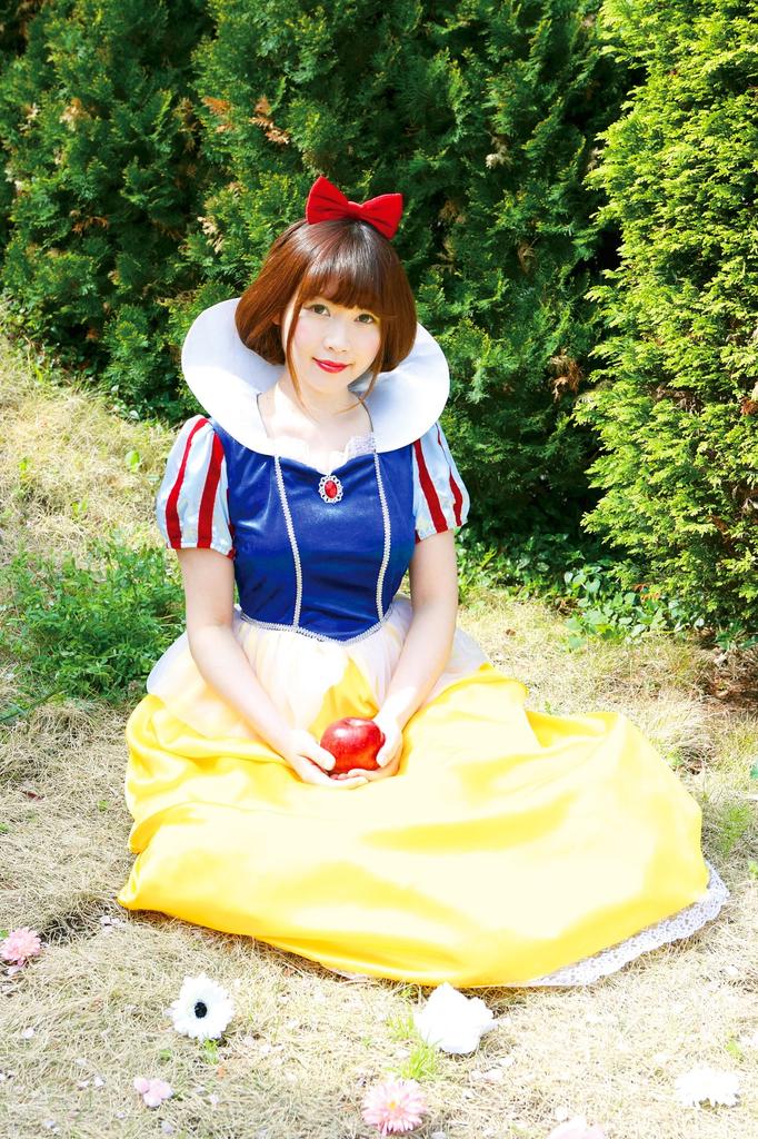 Sparkly Princess Snow Princess Costume [Clear Stone] Women's 155cm-165cm