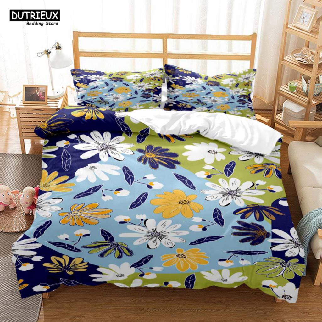 Little Daisy Digital Print Polyester Bedding Sets Child Kids Covers Boys Duvet Cover Set For Teens Bedding Set Bed Comforter Set