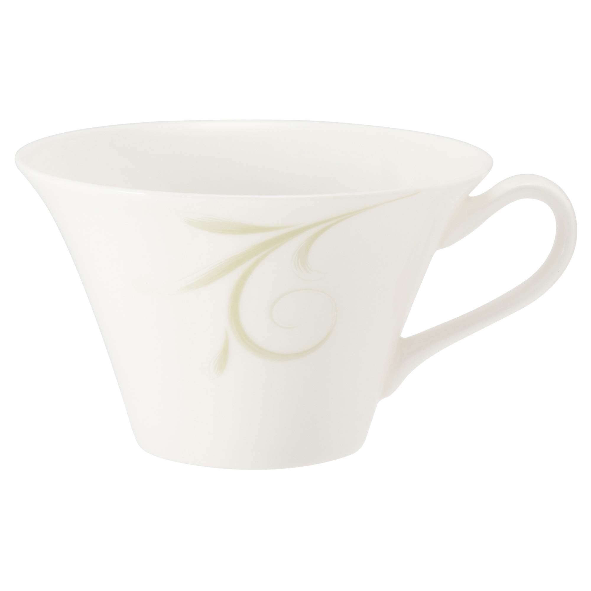 

NARUMI Natural Green Cup and Saucer, 210cc, Tea/Coffee Compatible, Made in Japan, 50524-2636