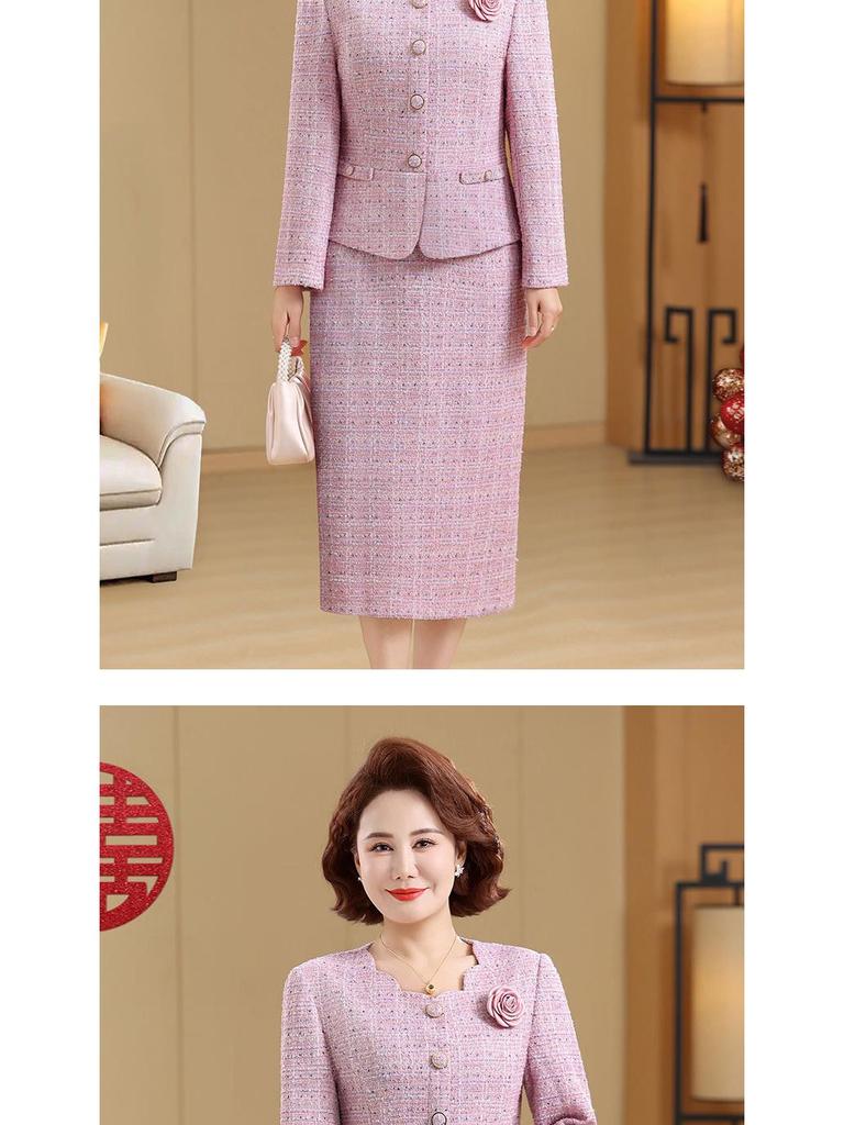 2026 Spring Collection: Elegant Wedding Banquet Attire for Mothers of the Bride – Stylish, Formal Wear for Middle-Aged & Elderly Women