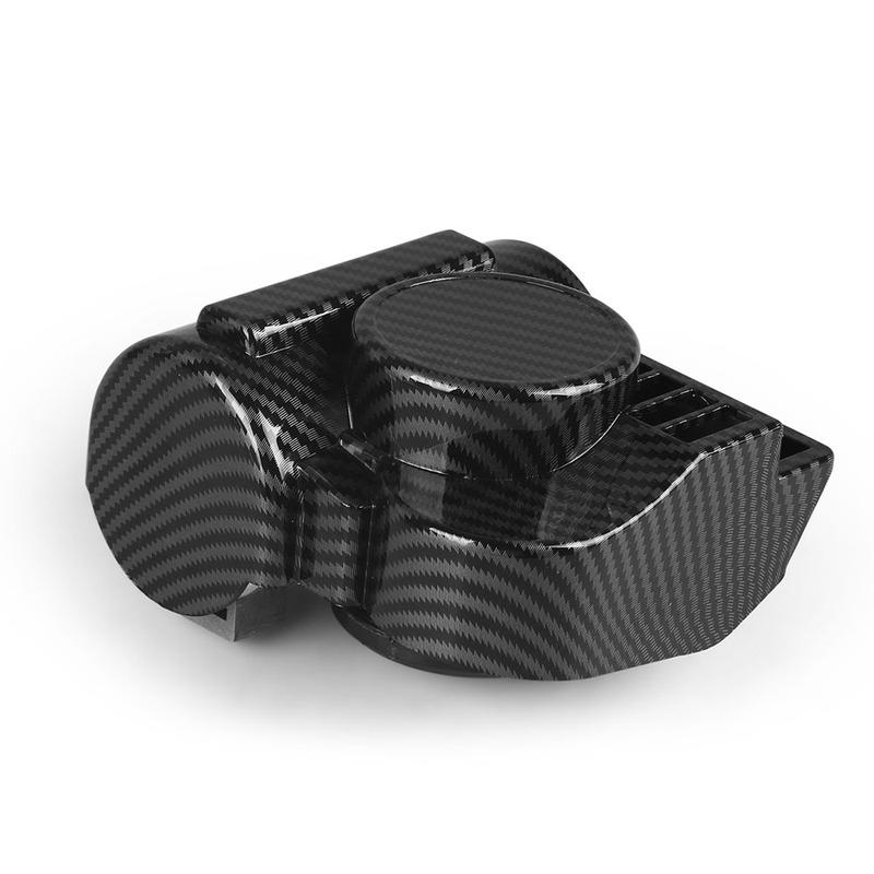 12V 200W Carbon Style Snail Compact Super Loud 450Hz Air Horns With Relay for Car Motorcycle Truck Lorry Yacht Boat SUV