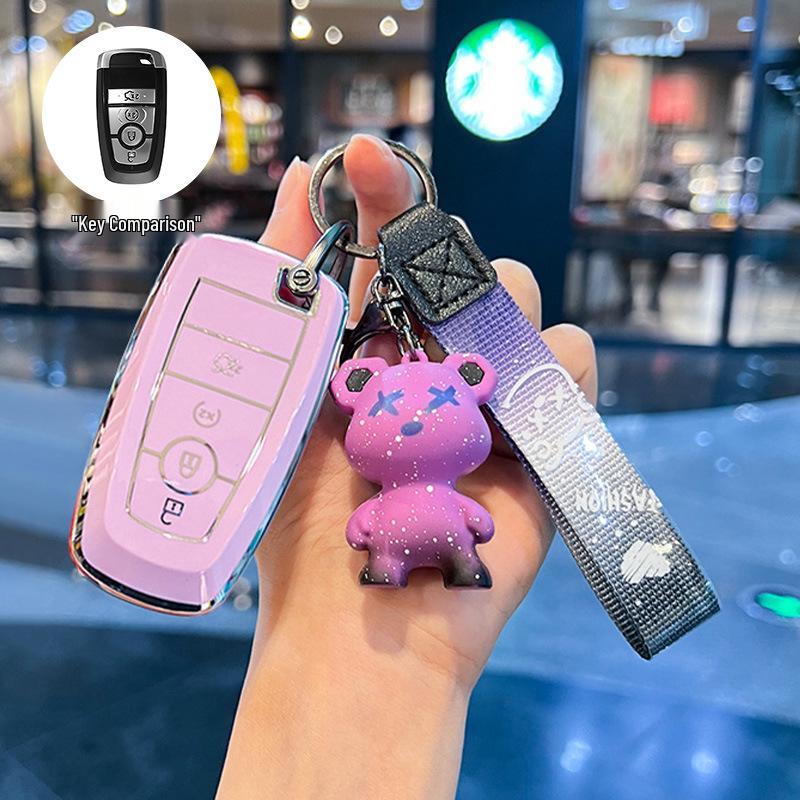Key Case Shell for Ford Mondeo, Explorer, Focus, and Edge - Suitable for Men and Women