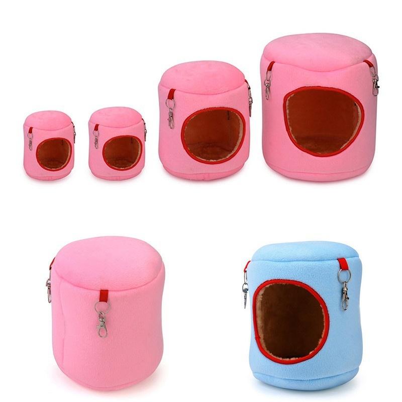 Pet Cute Soft Hanging Bed Little Pet Rat Warm Bed Rat Hammock Squirrel Winter Toys Pet Hamster Cage