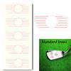 Golf Impact Tape Labels Golf Club Impact Stickers for Woods Irons and Putters Golf Swing Tape Self-Teaching Sweet Spot