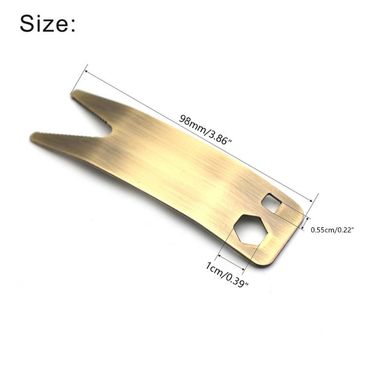Metal Spanner Wrench Multi-tool Replacement Luthier Tool for Tightening Pots Switches Jacks Guitar Repair Parts Tool