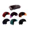Gradient Foxes Furs Tail Pendant Keychain Keys Holder for Purse Bag Decoration