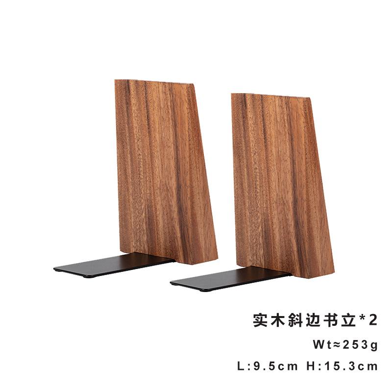 

Ручні дерев яні підставки для книг з металевою основою, Міцні тримачі для книг для полиць, Декоративні кінці для книг для важких книг