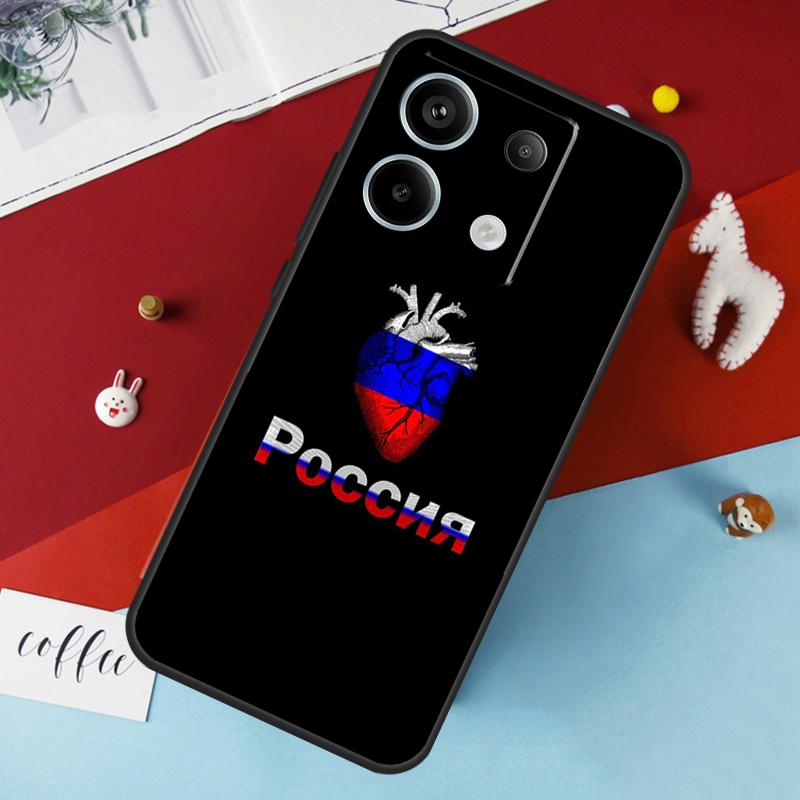 Russia Russian Flag Case for Xiaomi Redmi Note 13 12 10 8 9 11 Pro 12S 10S 11S Redmi 13C 10A 10C 9C 12C Cover