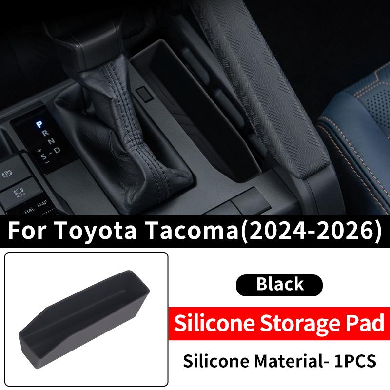 For Toyota 4Runner Tacoma 2024 2025 2026 Central Control Silicone Storage Pad Dust-Proof Car Interior Protective Accessories