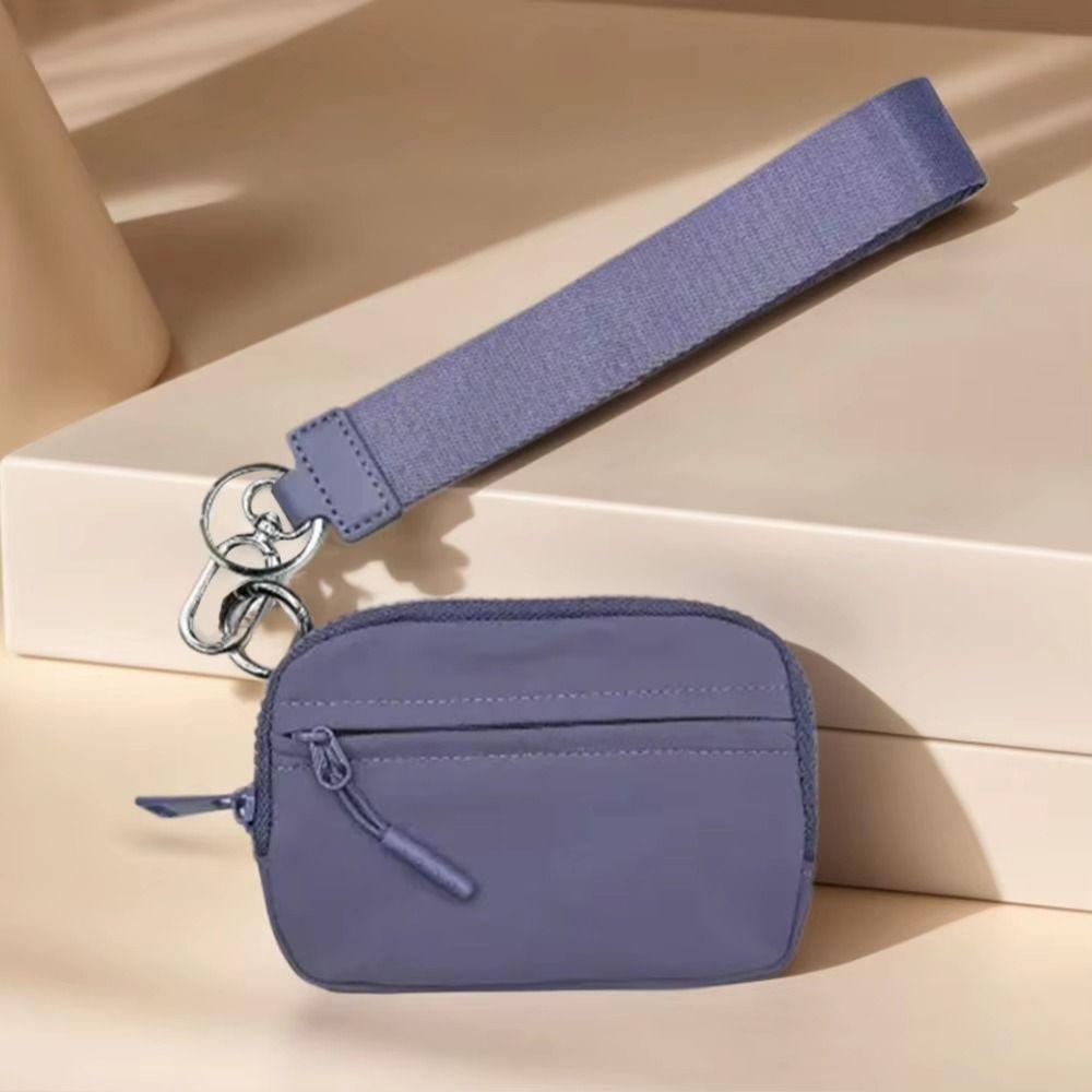 Fashion Mini Coin Bag Card Slots Women Wrist Wallet Simple Women's Keychain Wallet Card Holder